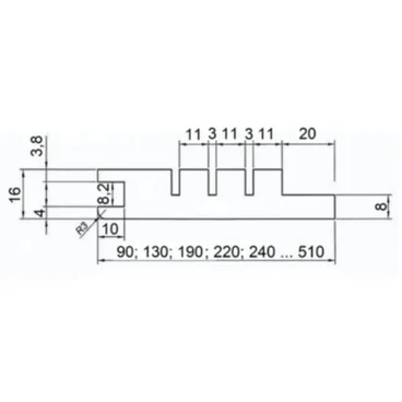 Добор массив дуба сращенного Viporte