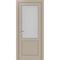 Фото двери экошпон Турин 502.21 мокко остеклённая