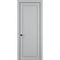 Фото межкомнатной двери керамик NC 1 шеллак серый глухая