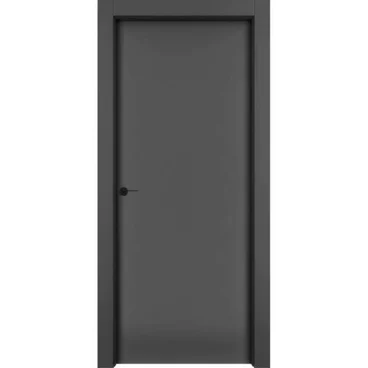 Звукоизоляционная дверь 1001 чёрная эмаль 42 дб