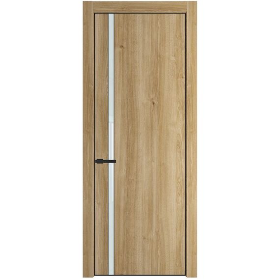 Межкомнатная дверь 21NA дуб карамель остеклённая