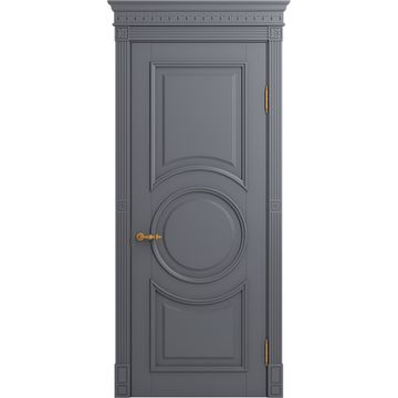 Межкомнатная дверь массив бука Viporte Лацио Амбиенте тауп глухая