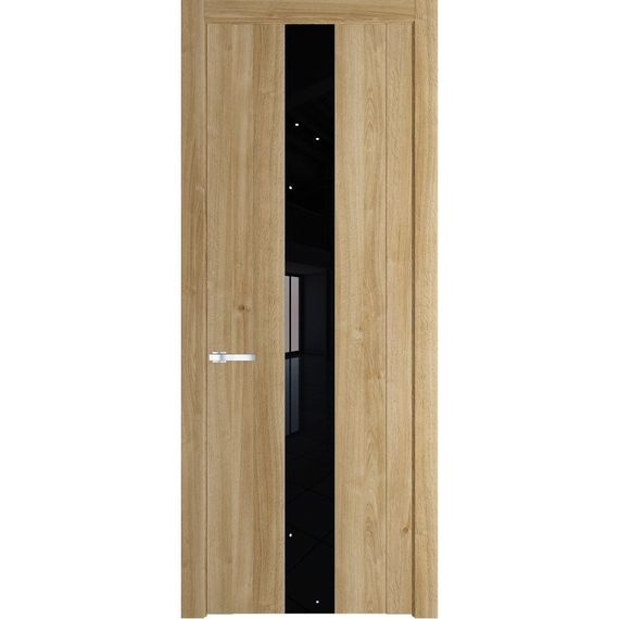 Межкомнатная дверь 1.9N дуб карамель остеклённая