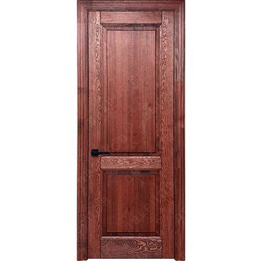 Межкомнатная дверь массив сосны Дверцов Ливорно махагон глухая