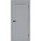 Межкомнатная дверь эмалит Классик 1 светло-серый глухая