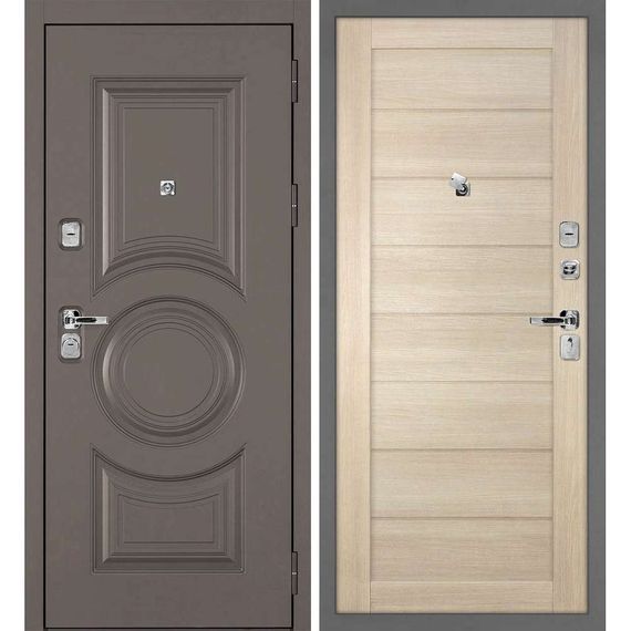 Входная дверь Плаза-177 панель сборная капучино