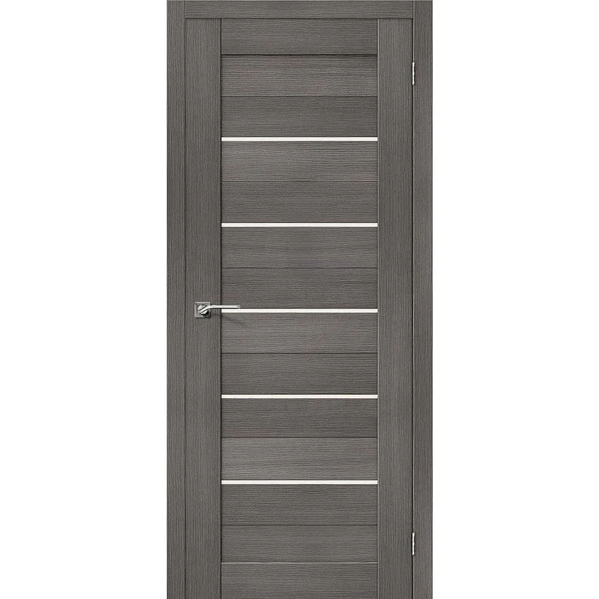 Фото двери эко шпон Porta 22 в цвете grey veralinga