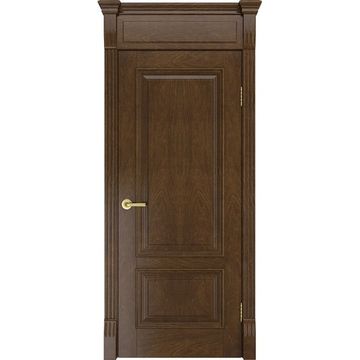 Межкомнатная дверь шпон Лондон дуб виски глухая