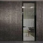 Межкомнатная алюминиевая дверь Miksal Loft 12 стекло прозрачное бесцветное