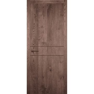 Межкомнатная дверь массив дуба Легно 8 галифакс табак глухая