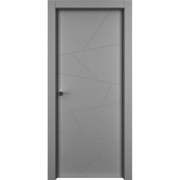 Звукоизоляционная дверь Энигма серая эмаль 42 дб