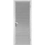 Межкомнатная алюминиевая дверь 12AG белая матовая RAL 9003 остеклённая