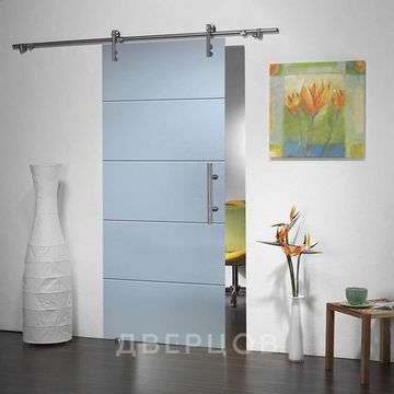 Стеклянная раздвижная дверь Лофт Диана