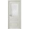 Фото межкомнатной двери эмаль Классика 3 латте остеклённая