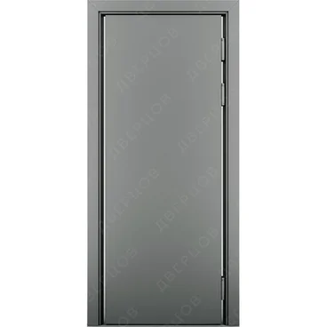Маятниковая влагостойкая дверь Kapelli серый RAL 7040 глухая