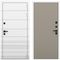 Входная дверь Бионика белый матовый панель гладкая