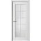 Фото межкомнатной двери эмаль Классика 5 белая остеклённая