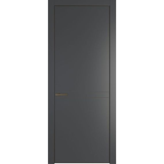 Межкомнатная дверь 11PA графит глухая
