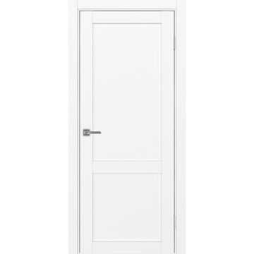 Межкомнатная дверь экошпон Турин 502.11 белый снежный глухая