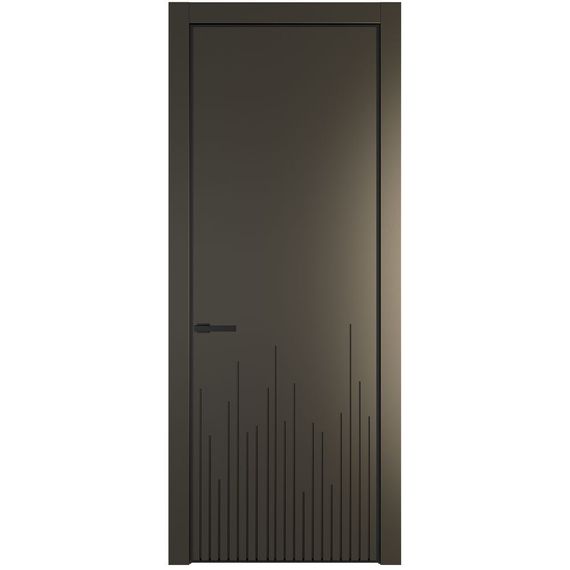 Межкомнатная дверь 7PA перламутр бронза глухая