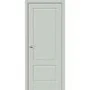Фото межкомнатной двери эмалит Прима-12 grey matt глухая