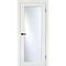 Межкомнатная дверь эмалит Классик 1 белый остеклённая