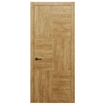 Межкомнатная дверь массив дуба Alvero Флэт-III дуб натуральный глухая