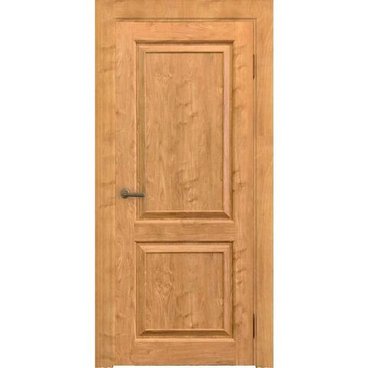 Межкомнатная дверь экошпон Сибирь 42002 орех светлый глухая