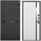 Входная дверь Горизонт чёрный кварц панель пиано аляска