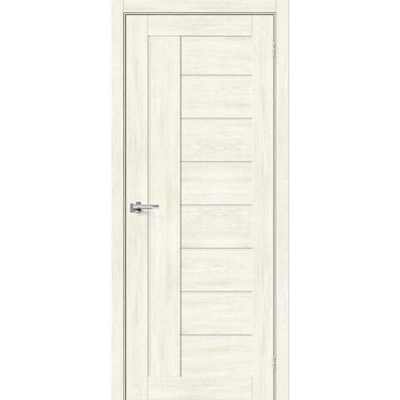 Межкомнатная дверь экошпон Bravo Порта-29 nordic oak остеклённая