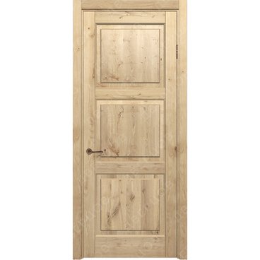Межкомнатная дверь массив дуба с сучком Дверцов Торджано глухая