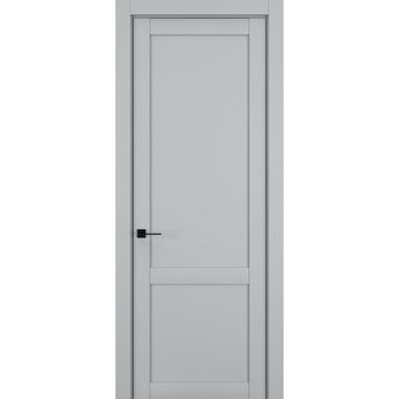 Межкомнатная дверь керамик FL 5 шеллак серый глухая