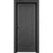 Фото звукоизоляционной двери Оксфорд чёрная эмаль 42 дб