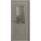 Межкомнатная дверь эмаль Турин 2 мокко со стеклом