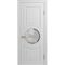 Межкомнатная дверь массив бука Viporte Лацио Амбиенте белая эмаль остекление 4