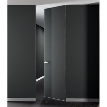 Скрытая дверь под окраску ДВЕРЦОВ алюминиевая кромка открывание от себя