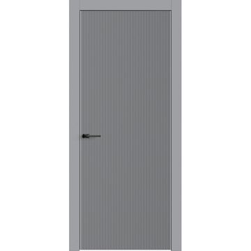 Межкомнатная дверь эмаль Ofram Линнея 1 серая глухая