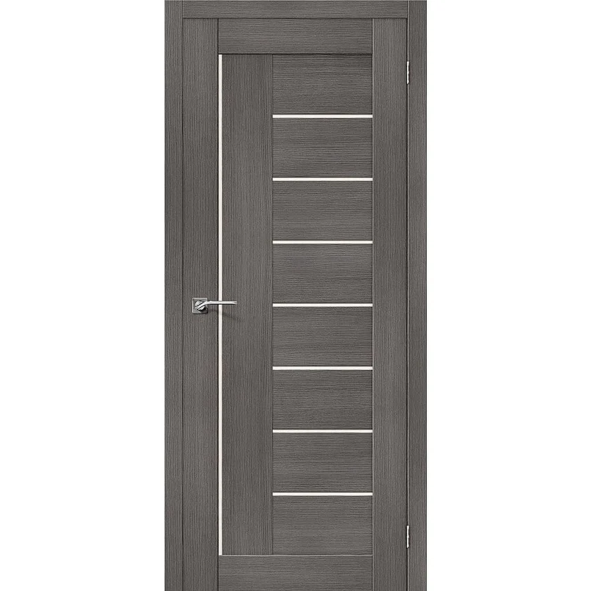 Фото двери эко шпон Porta 29 в цвете grey veralinga