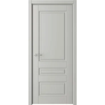 Межкомнатная дверь эмаль Классика 3 серая глухая