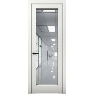 Межкомнатная дверь Кобальт 42 милк с зеркалом