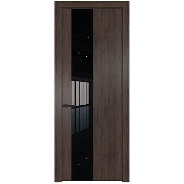 Межкомнатная дверь 19NA дуб тобакко остеклённая