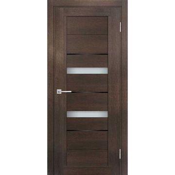 Межкомнатная дверь экошпон Мариам Техно-802 фреско стекло сатинат графит