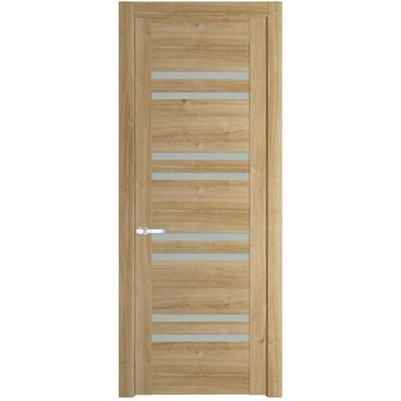 Межкомнатная дверь 1.6N дуб карамель остеклённая