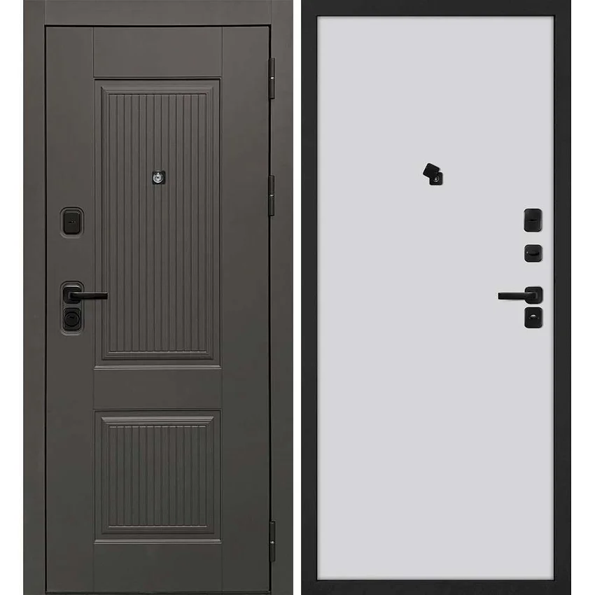 Входная дверь Линея-214 панель гладкая агат