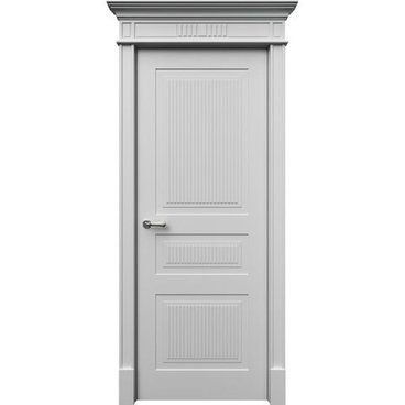 Межкомнатная дверь эмаль Рим 3 белая глухая