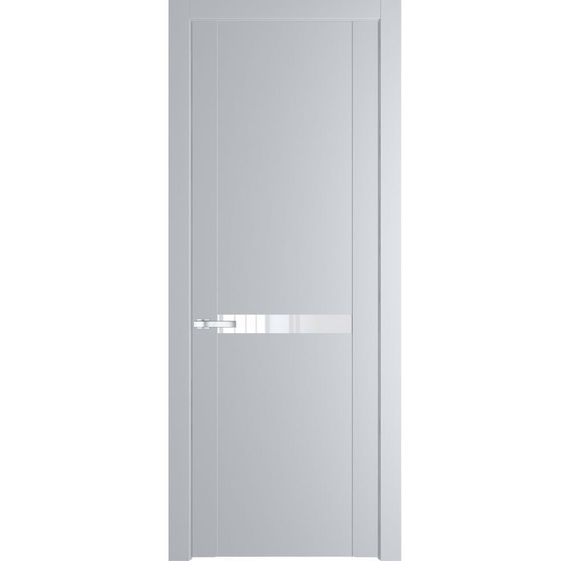 Межкомнатная дверь 1.4P лайт грей остеклённая