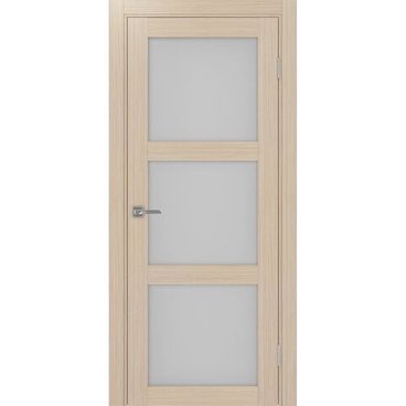 Межкомнатная дверь экошпон Турин 530.222 белёный дуб остеклённая