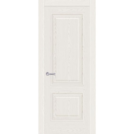 Фото ульяновской двери Элеганс 1 в цвете белый ясень без стекла