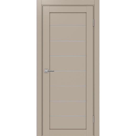 Фото двери из экошпона Турин 508.12 мокко остеклённая