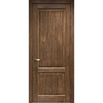 Межкомнатная дверь массив дуба сращенный Дверцов Ливорно глухая